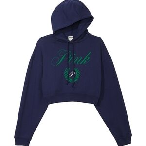 PINK Fleece‎ Crop Hoodie